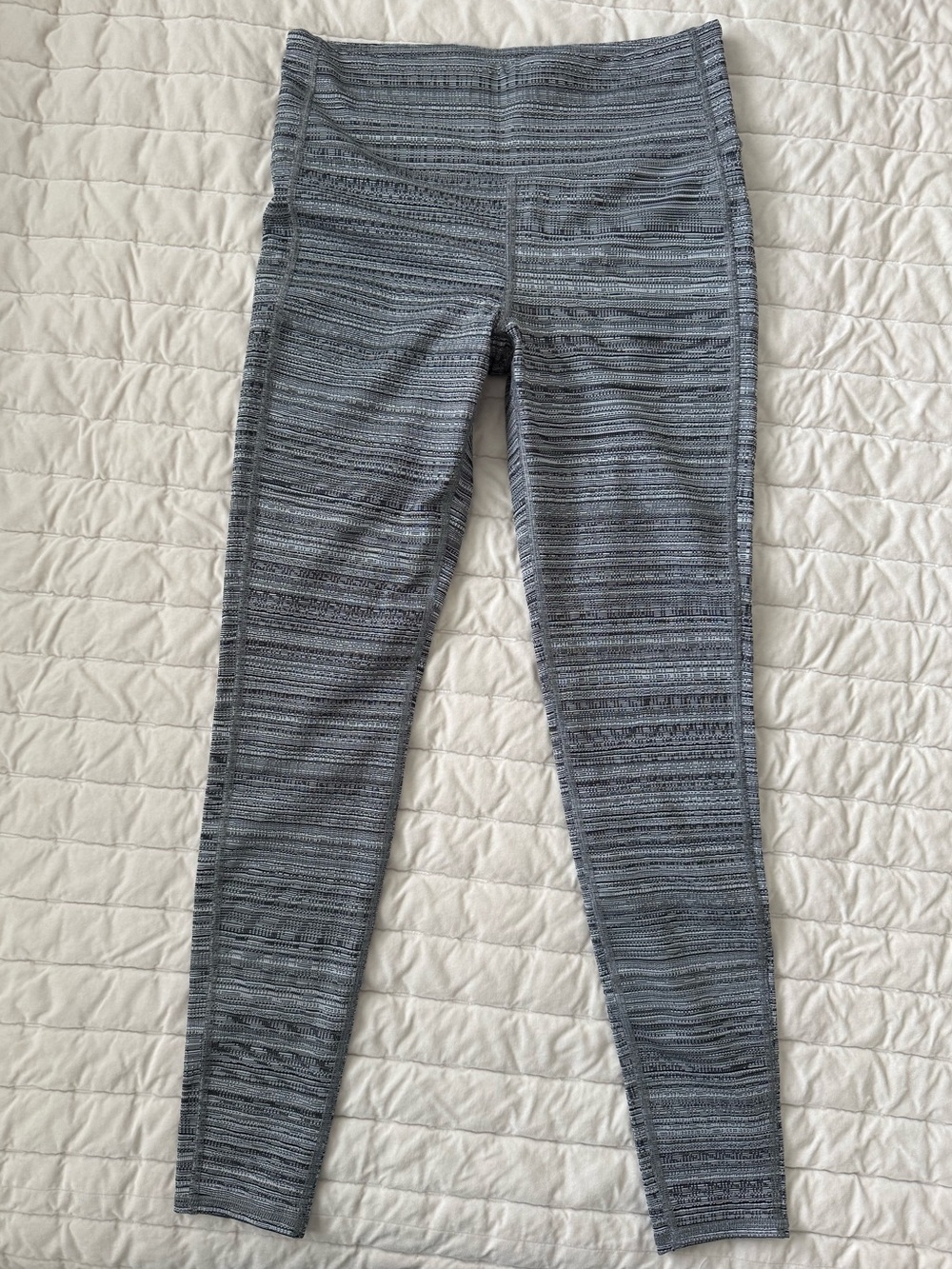 Athleta Gray Textured Leggings